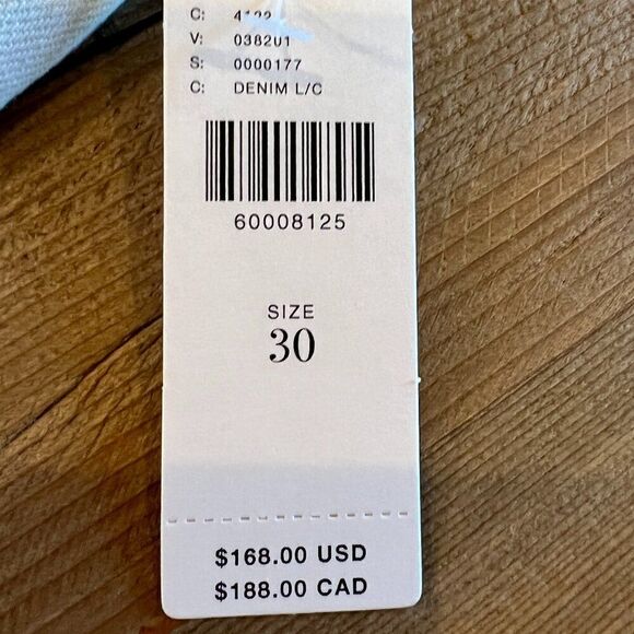 Pilcro and the Letterpress Off White Tan Embroidered Jeans Size 30 NWT - Picture 10 of 16